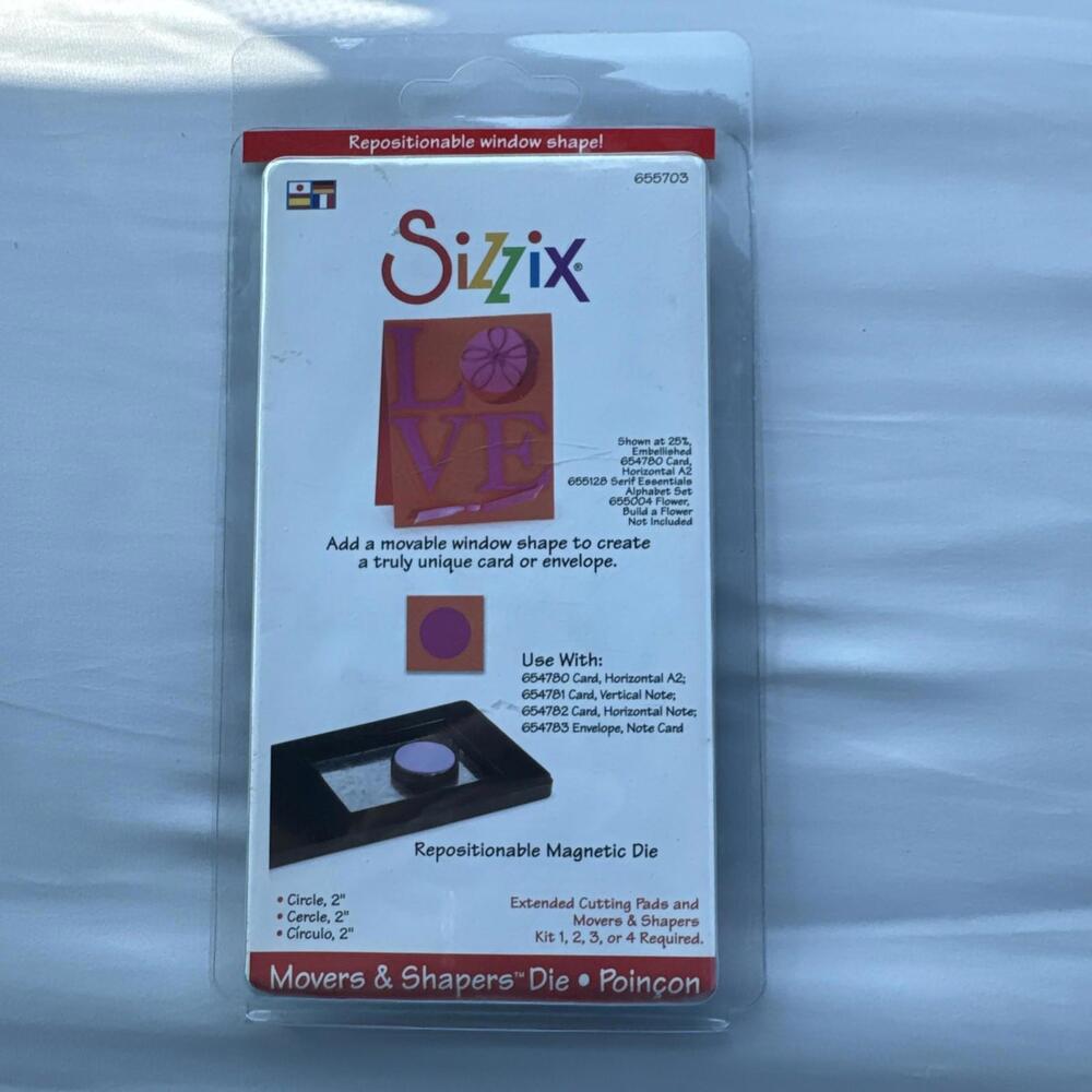 Sizzix Movers & Shapers Photo Corners Repositionable Magnetic Die 655703 New B3